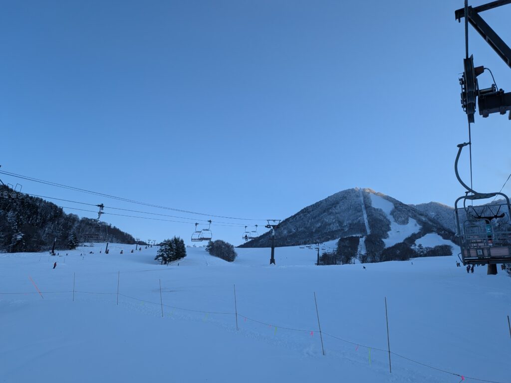 ロマンスの神様　12月28日　リフトから