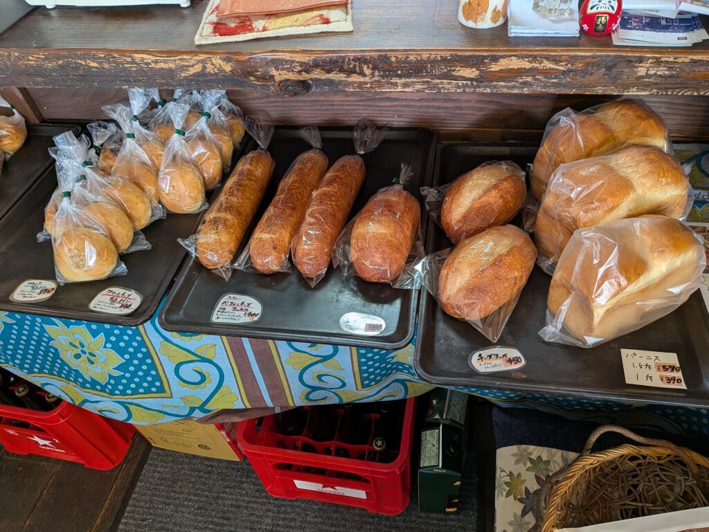 山の家Panis パンの陳列