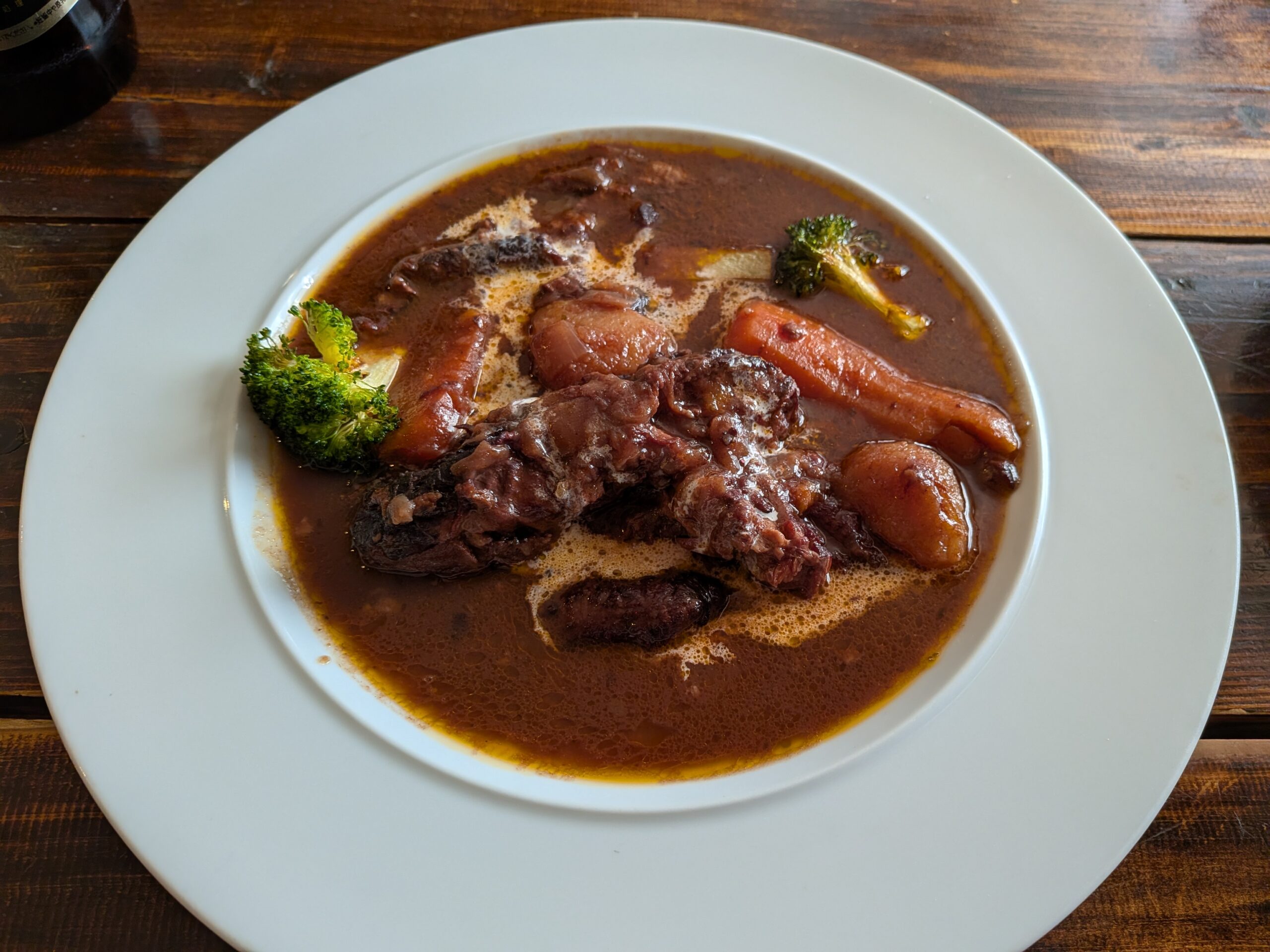 山の家Panis 特製ビーフシチュー 木島平スキー場 ゲレンデランチ