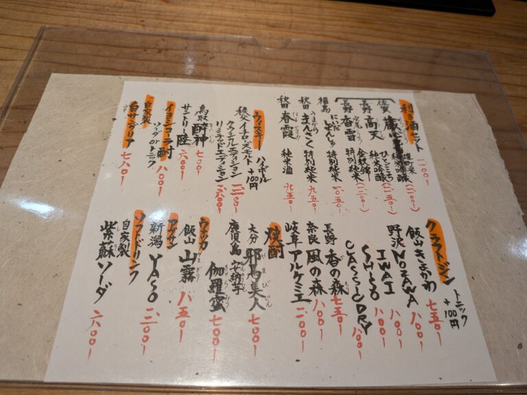 Waremokou Menu 2