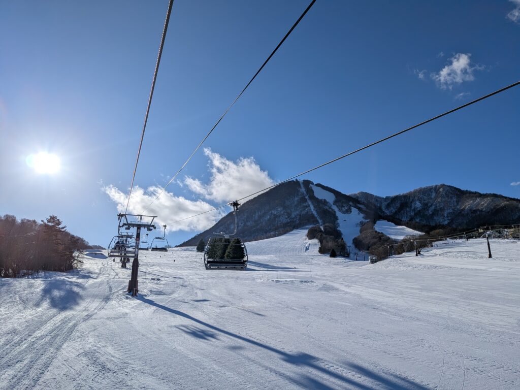 リフトから見る景色