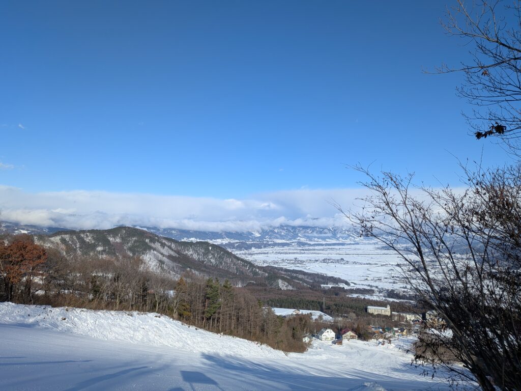 木島平の雪景色