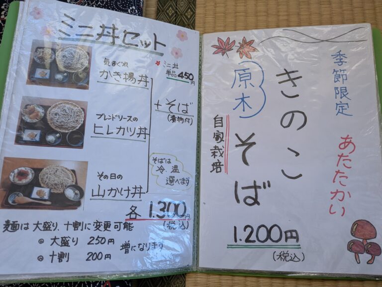 Mini don set menu at Sobakouan Sasa