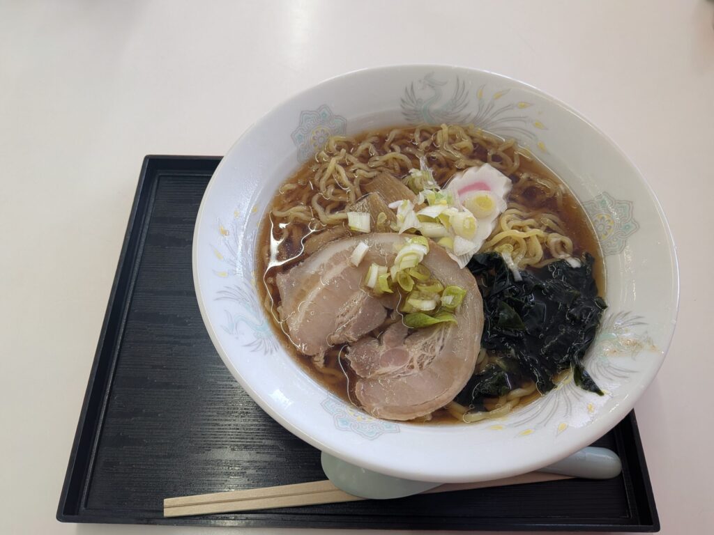 ホテルレイジャント  レストラン オーガスタ 正油ラーメン