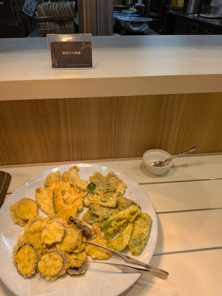 野菜の天ぷら盛り合わせ