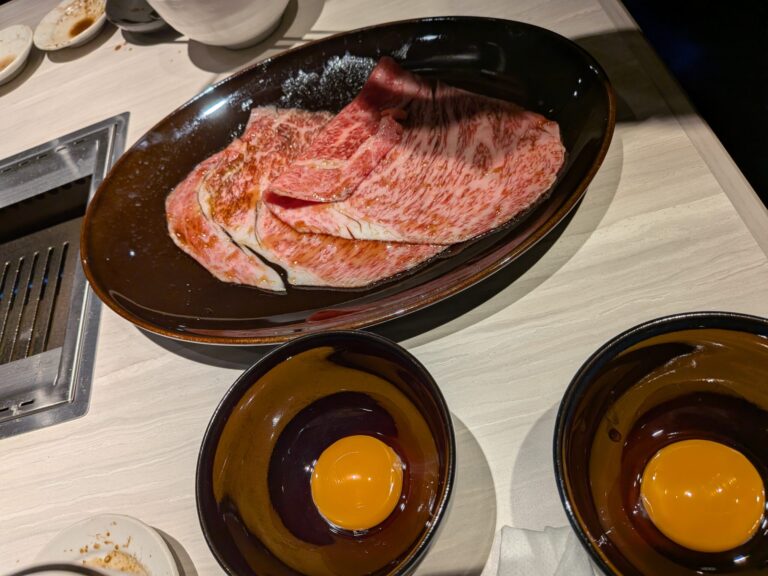 Nohara-yaki with Raw Egg