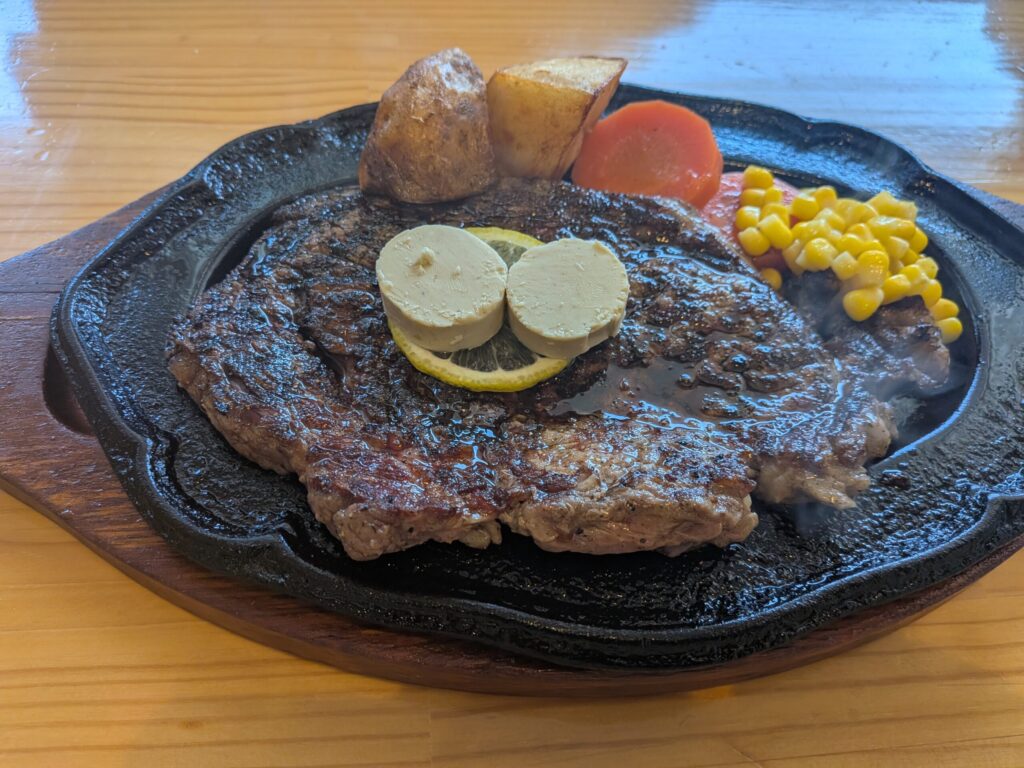 デンバー スペシャルステーキ ロース スーパージャンボ　自家製バター　